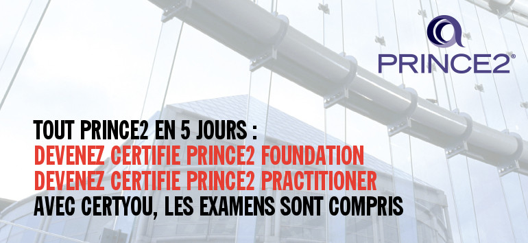 formation PRINCE2 FOUNDATION & PRACTITIONER